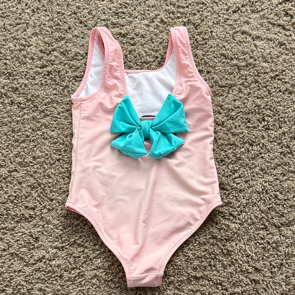 Flapdoodles Light Pink Swimsuit - Picture 3 of 3